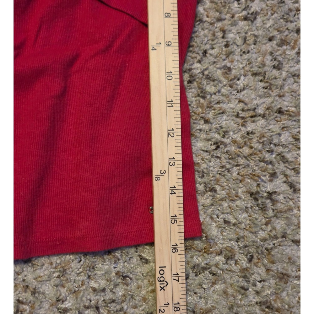 Hollister Ribbed Criss Cross Tank Top Women's‎ Size Small Red - Picture 5 of 8